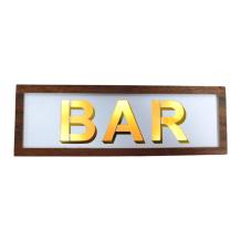 LED teken neon, voor in een restaurant, "BAR", gevelreclame, neon sign bar