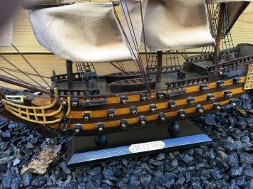 Wereld bekend oorlogschip, HMS VICTORY, handgemaakt