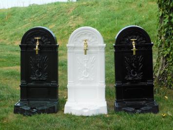 Stehbrunnen, Brunnen / Gartenbrunnen, grün, Außenwaschbecken