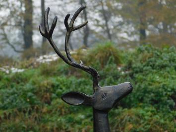 Gartenstatue Hirsch, Statue für drinnen und draußen, Tierstatue