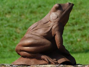 Statue Frosch - Oxid - Gusseisen