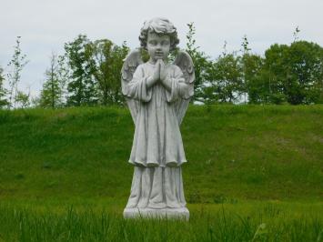 Statue aus Stein, betender Engel stehend, schwere Statue