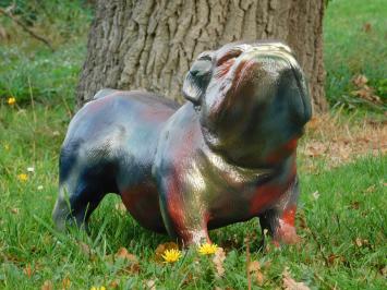 Beeld Bulldog, tuinbeeld / dierenbeeld, polystone