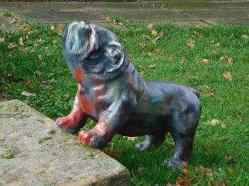 Beeld Bulldog, tuinbeeld / dierenbeeld, polystone