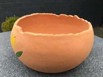 Terracotta bloembak, mooi ontwerp