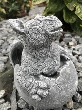 Stenen figuur dinosaurus Baby in het ei