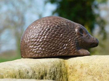 Garten Igel Skulptur Gusseisen braun