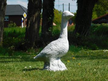 Tuinbeeld gans, steen, beeld voor in de tuin of bij de vijver