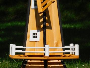 Windmühle - 130 cm - Imprägniertes Holz