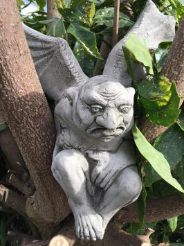 Gargoyle - Dämonenvertreiber - Stein - Wanddekoration