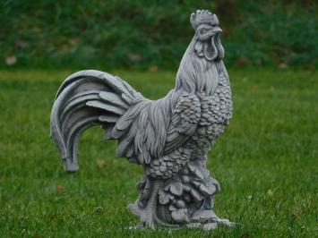 Tuin beeld, dierensculptuur haan, tuindecoratie