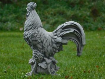 Tuin beeld, dierensculptuur haan, tuindecoratie