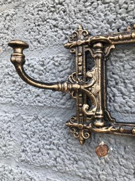 Wandgarderobe, Gusseisen - Bronze Look