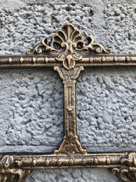 Wandgarderobe, Gusseisen - Bronze Look