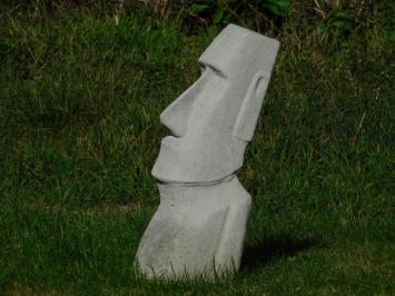 Statue Moai XXL Gartenstatue MOAI Insel roh, voller Stein