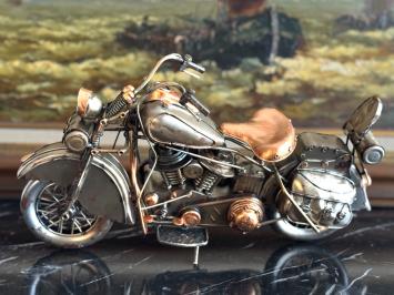 Vintage Modell - Retro Motorrad - Metall - Statue