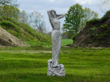 Statue Frau am Wasserlauf - 70 cm - Stein