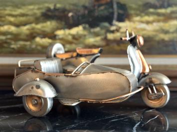 Vintage Seitenwagen - Motorroller - Modell - Metall